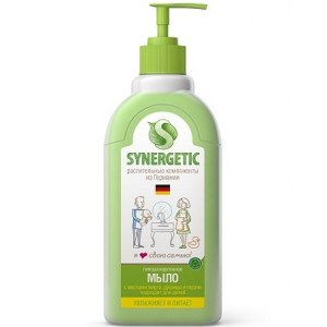 Synergetic Жидкое мыло для мытья рук и тела "Луговые травы", 0,5 л