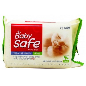 CJ Lion Мыло для стирки детских вещей с ароматом трав «Baby Safe», 190 гр