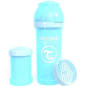 Twistshake Бутылочка антиколиковая Pastel Blue, 260 мл