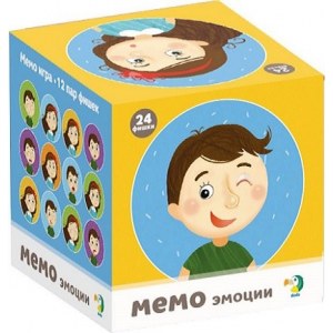 Dodo Мемо-игра "Эмоции", 24 элемента