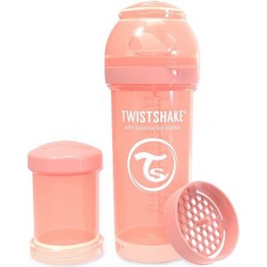 Twistshake Бутылочка антиколиковая Pastel Peach, 260 мл