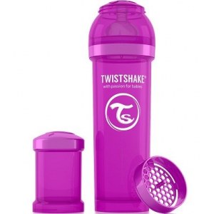 Twistshake Бутылочка антиколиковая Фиолетовая подружка, 330 мл