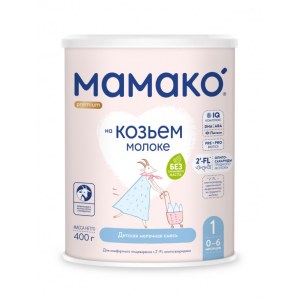 Детское питание Мамако 1, 0-6 мес, 400гр