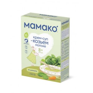 Крем-суп MAMAKO из шпината на козьем молоке